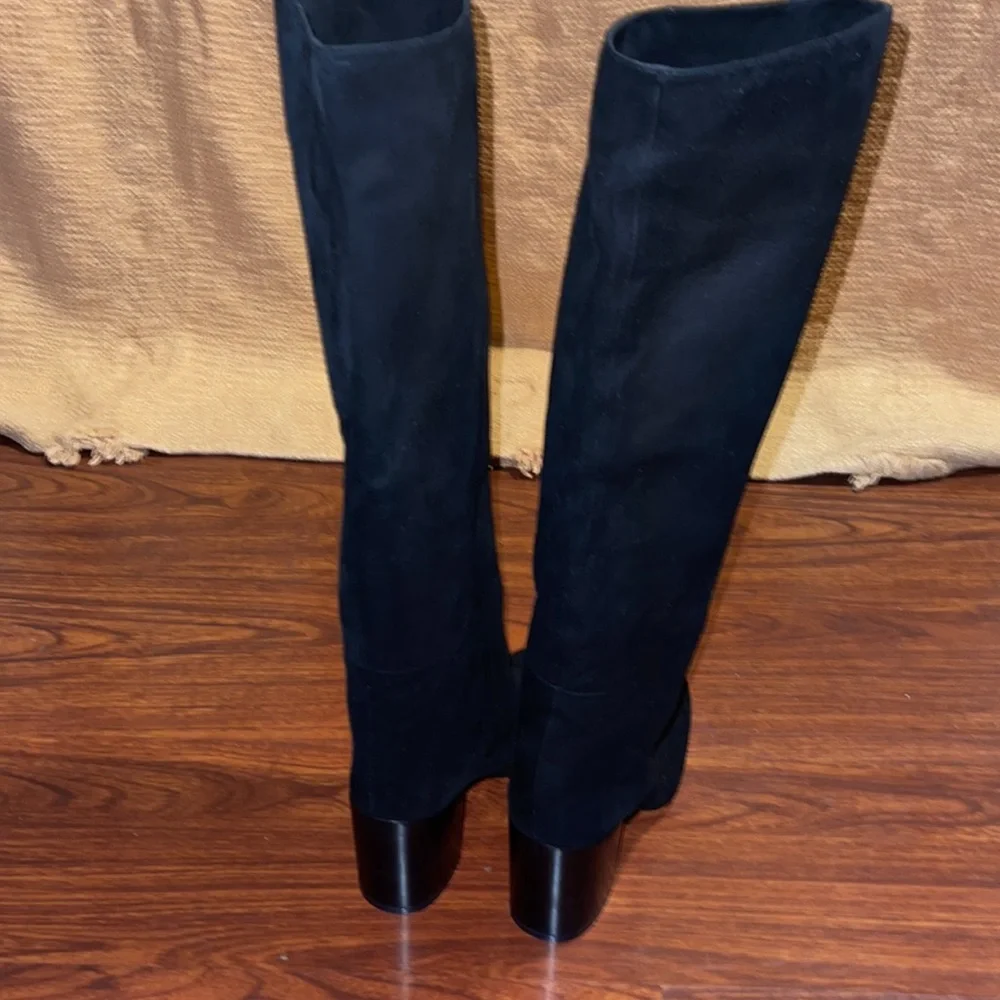 👠Stuart Weitzman Black Heeled Boots NWT👠 - Picture 4 of 7